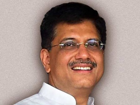 પીયુષ ગોએલ(રાજ્યકક્ષાના મંત્રી, સ્વતંત્ર પ્રભાર)