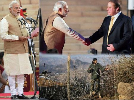 જે સમયે મોદી શપથ લઇ રહ્યાં હતા ત્યારે એલઓસી પર થઇ રહી હતી ફાયરિંગ