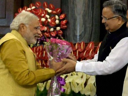 મુંડેના બદલે રમણ સિંહે મોદીને આપી દિધી શ્રદ્ધાંજલિ
