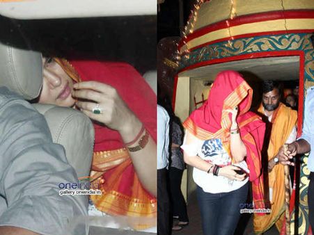 આ શું થઈ ગયું પ્રીતિ ઝિંટાને? મોઢું ઢાંકી મંદિરે પહોંચી!!!