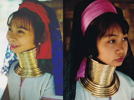 ગરદન લાંબી થઇ જાય છે