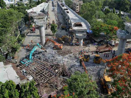 સૂરતમાં બ્રિઝ તૂટ્યો