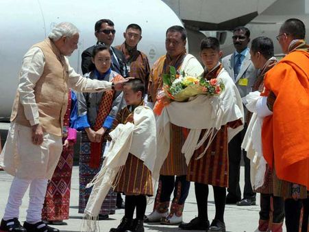 ભુતાન તરફ મોદીનું ખેંચાણ