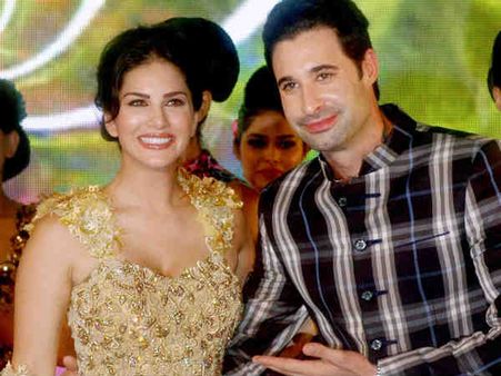 સન્ની લિયોન તેના પતિ સાથે