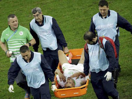 રશિયા અને અલ્જીરીયાની મેચની તસવીરી ઝલક