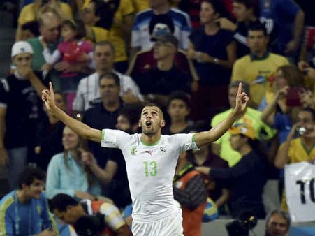 રશિયા અને અલ્જીરીયાની મેચની તસવીરી ઝલક