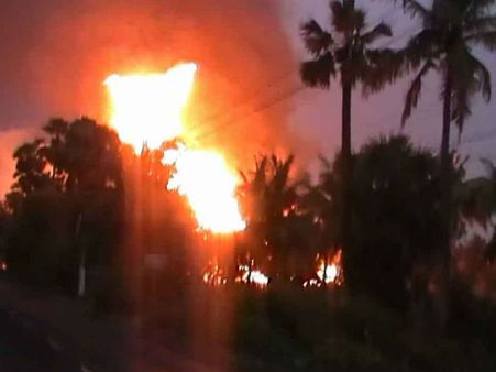 GAIL gas leak fire In Andhra Pradesh