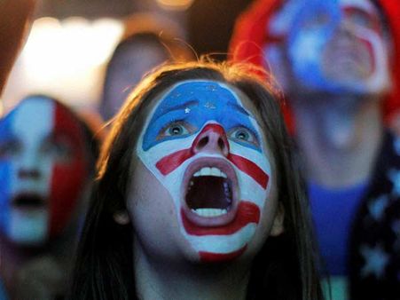 યુએસની ટીમના ચાહક