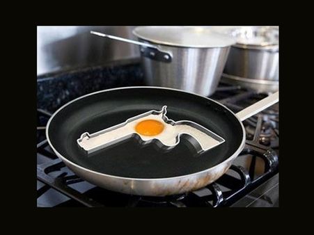 બંદૂક આકારની આમલેટ