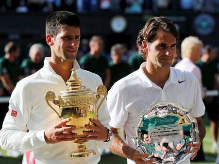 જોકોવિચની શાનદાર રમતે તોડ્યું ફેડરરનું સ્વપ્ન