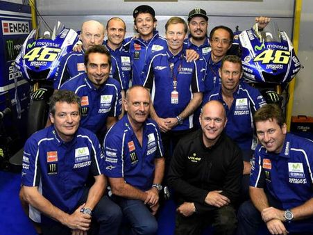 વેલેન્ટિનો રોસી મોવિએસ્ટર યામાહા સાથે