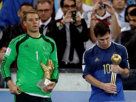 આર્જેન્ટિનાનો મેસી બન્યો બ્રાઝિલ વિશ્વકપનો સર્વશ્રેષ્ઠ ખેલાડી