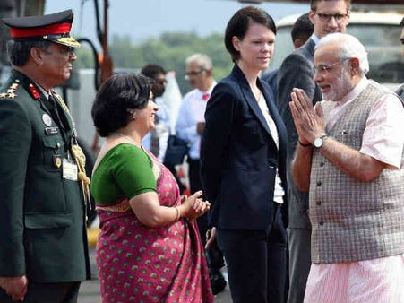 નરેન્દ્ર મોદી સોમવારે બ્રાઝીલના ફોર્ટલેઝા પહોંચ્યા