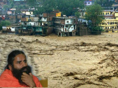 ઉત્તરાખંડમાં ઘણા વિસ્તારમાં ભારે વરસાદ, ચારધામની યાત્રા સ્થગિત, રામદેવ પણ ગંગોત્રીમાં ફસાયા