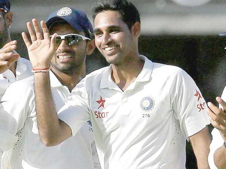 છેલ્લી આઠ વિકેટ ભુવનેશ્વરે લીધી