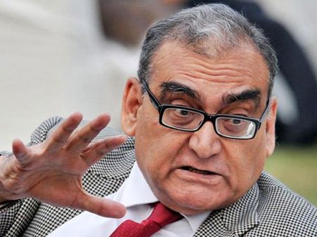 કાટજૂનો આરોપ, યૂપીએ સરકારે કર્યું ભ્રષ્ટ જજનું પ્રમોશન