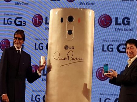 અમિતાભ બચ્ચને લોંચ કર્યો એલજીનો જી-3 સ્માર્ટફોન