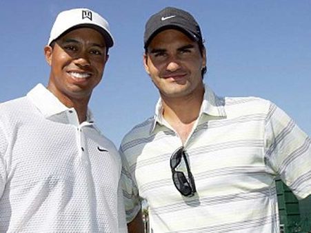 રોજર ફેડરર- ટાઇગર વૂડ્સ રોજર ફેડરર- ટાઇગર વૂડ્સ