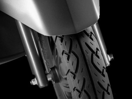 સસ્પેન્શન, વ્હીલ્સ અને બ્રેકિંગ- જ્યુપિટર