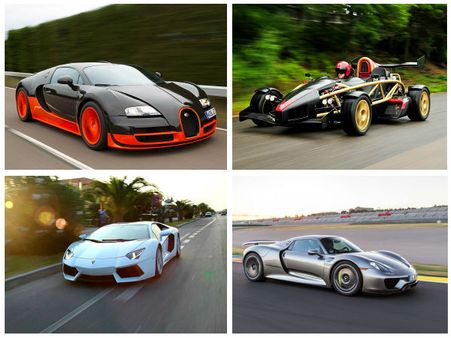 વિશ્વની ટોપ 10 ફાસ્ટેસ્ટ એક્સેલરેટિંગ કાર્સ