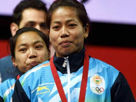 સંજિતા ચાનુ- સૂવર્ણ પદક