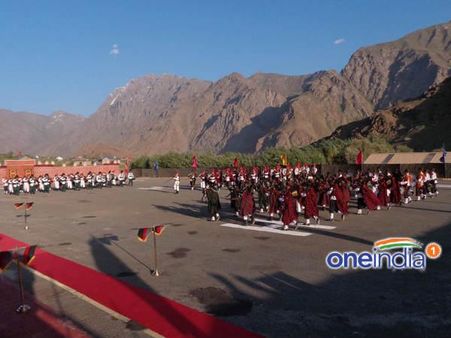 કારગિલમાં પરેડનું આયોજન