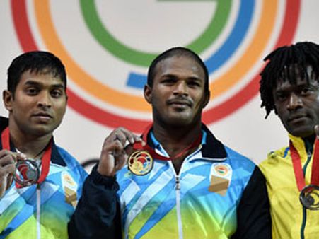 CWG 2014: સતીશે વેટલિફ્ટિંગમાં જીત્યો ગોલ્ડ મેડલ