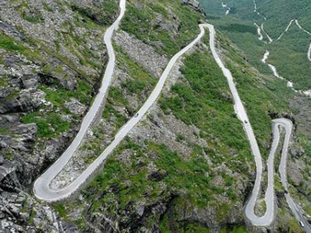 ટ્રોલસ્ટિજેન રોડ, નોર્વે