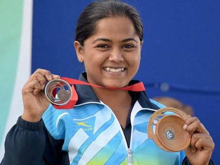 લજ્જા ગૌસ્વામી- કાંસ્ય પદક