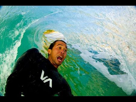 surfing selfie