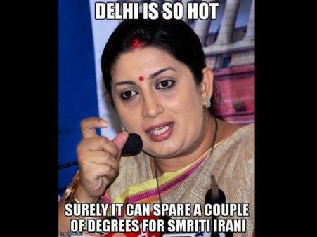 Smriti Irani facebook jokes 