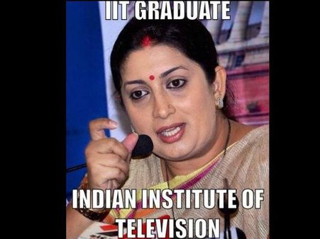 Smriti Irani facebook jokes 