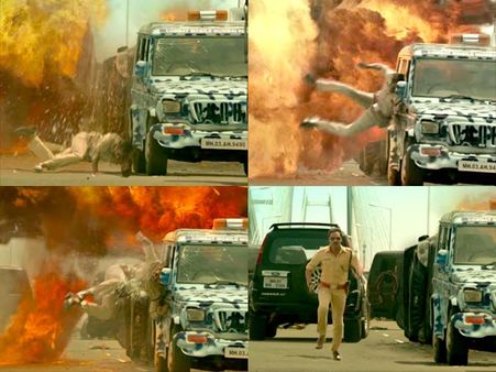 10 Action Scenes : સિંઘમ કરતા મોટી ધણધણાટી બોલાવશે સિંઘમ રિટર્ન્સ