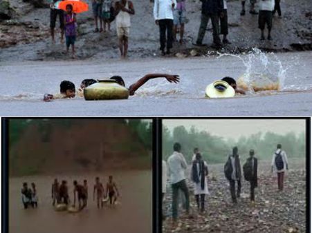 બાળકો તરીને શાળાએ જવાના મુદ્દે NHRCની ગુજરાત સરકારને નોટિસ