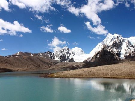 આશ્ચર્યજનક વાદળી પાણી