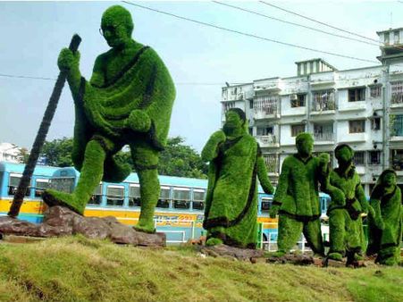 કલકત્તામાં મહાત્મા ગાંધી