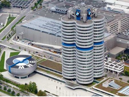 બીએમડબલ્યુના હેડક્વાર્ટરની ડિઝાઇન