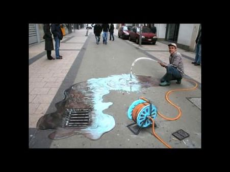 3ડી સ્ટ્રીટ આર્ટનું ઉત્તમ ઉદાહરણ