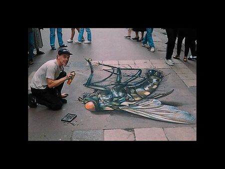 3ડી સ્ટ્રીટ આર્ટનું ઉત્તમ ઉદાહરણ