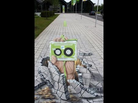 3ડી સ્ટ્રીટ આર્ટનું ઉત્તમ ઉદાહરણ