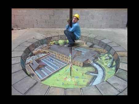 3ડી સ્ટ્રીટ આર્ટનું ઉત્તમ ઉદાહરણ