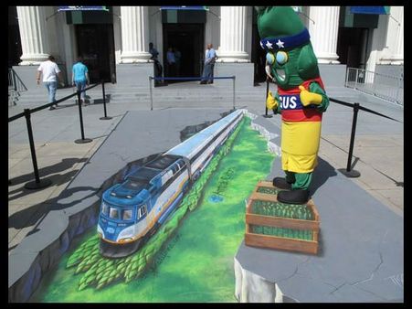 3ડી સ્ટ્રીટ આર્ટનું ઉત્તમ ઉદાહરણ