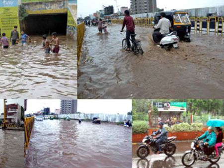 ગુજરાતમાં મેઘ તાંડવ, અમદાવાદ ફેરવાયું બેટમાં