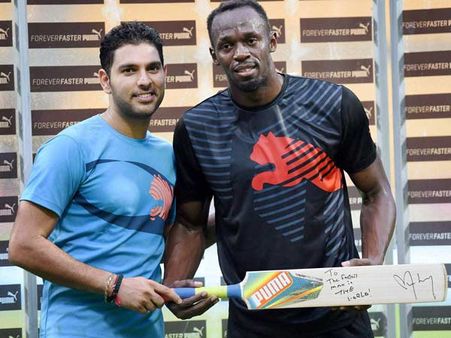 ઉસેનને યુવીએ આપ્યું બેટ