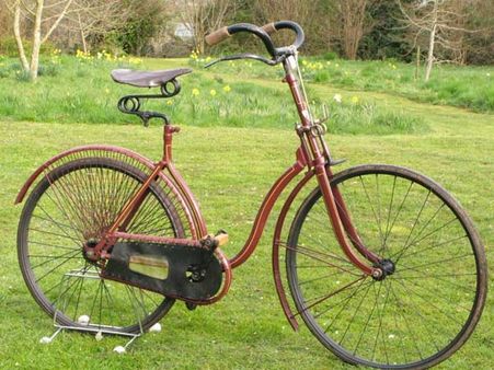 રેર ટિફ્ફની એન્ડ કુ. સિલ્વર માન્ટેડ લેડીઝ બાઇસિકલ