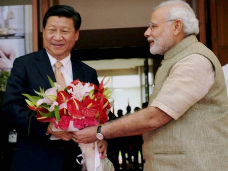 શી જિનપિંગનું સ્વાગત