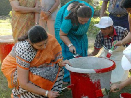 કુંડાનું રંગરોગાન