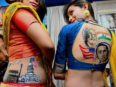 ટેટૂમાં ઝળક્યા ઓબામા અને મોદી