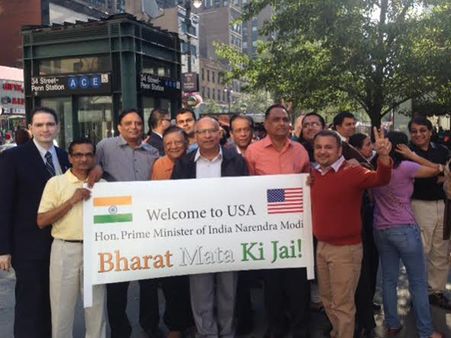 ટાઇમ્સ સ્ક્વેર પણ પ્રવાસી ભારતીયોથી ઊભરાયું