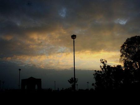 કૂર્ગમાં સનસેટ